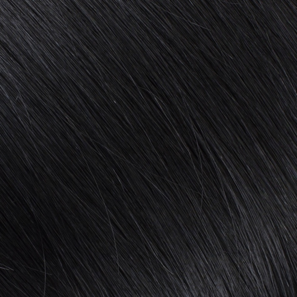 Bombay Hair Clip ons - Jet Black - 24 inches length